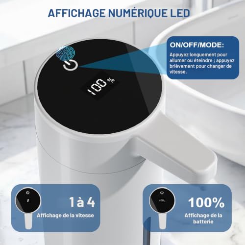 Distributeur savon auto sans contact 420 ml PUGTOW