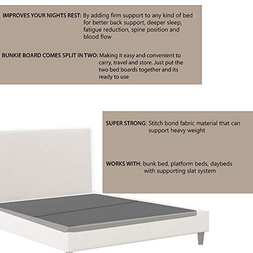 Zayton Wood Bunkie Board For Mattress/Bed Support, Twin (Set Of 2), Size #TOP3