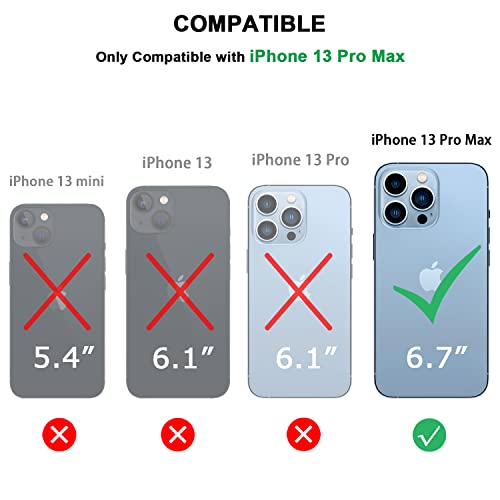 TENDLIN Magnetic Case Compatible with iPhone 13 Pro Max Case Wood Grain with Carbon Fiber Texture Design Leather Hybrid Slim Case (Compatible with MagSafe) Black