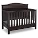 Serta Barrett 4-in-1 Convertible Baby Crib, Dark Chocolate