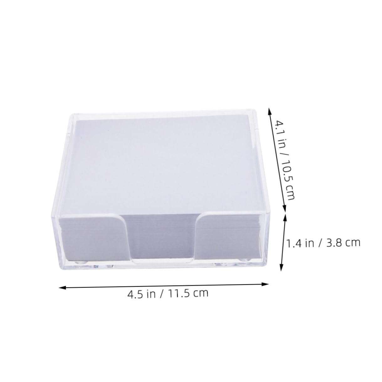 DOITOOL Bloc-notes Blanc sans Adhésif Lot avec Papier de Bureau Transparent pour Prise de Notes et Rappels Papeterie pour Maison et Bureau
