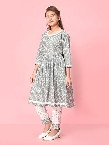 Image of Aarika Girl's Cotton Kurti Pant Set