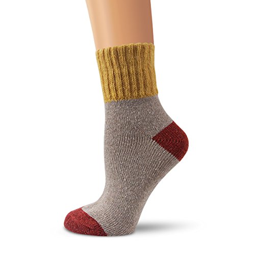 Image of Winter Women Socks 5 Pairs Vintage Wool Casual Thermal Crew Socks