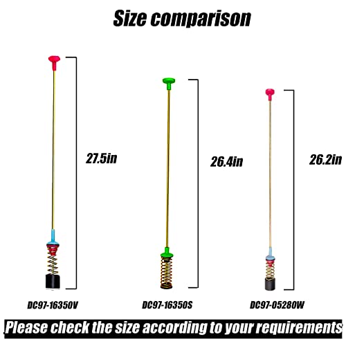 2025 Upgraded DC97-16350V Washer Suspension Rods(OEM) Compatible with Samsung Washer WA54R7200AV/US WA54R7200AW/US WA5AR7200AV/US WA54R7600AV/US .DC97-16350V 27.6Inch Damper Assembly