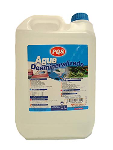 Pqs gedestilleerd water, 5 l, 4 stuks, 100 ml