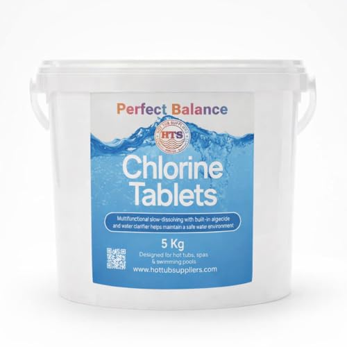 Hot Tub Suppliers Perfect Balance Multi Functional Chlorine Tablets 5KG - For Hot Tubs & Swimming Pools - Slow Release