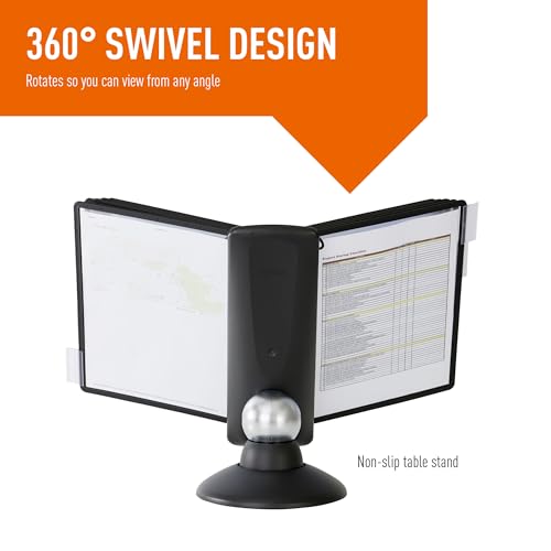 Sherpa Motion Desk System noir 10 panels la solution contre la perte de documents de bureau - 5