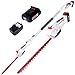 NETTA 2-in-1 Cordless Hedge Trimmer - 20V MAX Battery Powered Trimmer with 2.5m Telescopic Pole, Handheld & Long Reach Tree Trimmer - Battery & Charger Included - Electric Garden Cutter