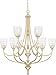 Capital Lighting 410801SF-302 Ten Light Chandelier