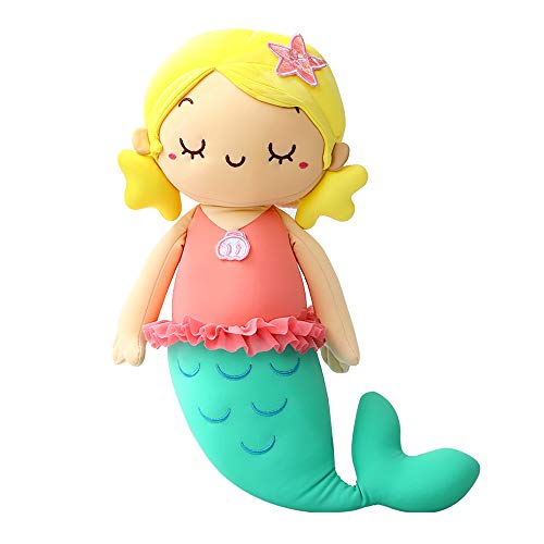 GAGAKU Mermaid Stuffed Animal 16.5â€˜â€™ Plush Mermaid Soft Mermaid Doll for Baby Girls Mermaid Christmas Gift