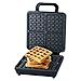 Gofrownica belgijska 1100 W, 4-częściowy automat do gofrów z powłoką zapobiegającą przywieraniu, grill elektryczny, gofrownica