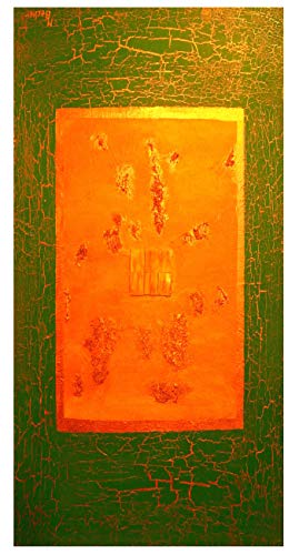 Infrarotheizung Bildheizung PREMIUM, rahmenlos mit Bild, 900 Watt, 120x60x1,5 cm, Motiv",Orange hoch