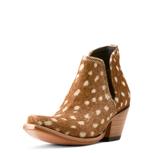 Image of ARIAT Women's Dixon Western Boot, Hair On Deer Print, 7