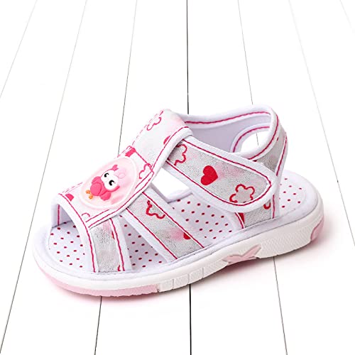 Baby Girl Sandals Cartoon Closed-Toe Anti-Slip Premium Rubber Sole Toddler Boys Lightweight First Walkers Shoes2