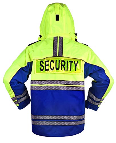 Image of First Class Men's High Visibility Waterproof Parka Jackets with Reflective Tape