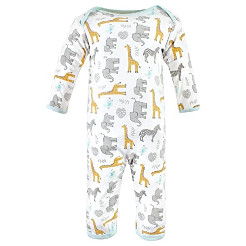 Image of Hudson Baby Baby Cotton Union Suit, 3 Pack
