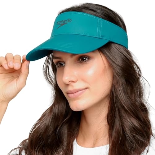 SPEEDO Viseira Feminina Sport Regulável, Verde Acqua, Único