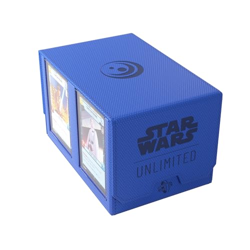 Gamegenic | Star Wars Unlimited Double Deck Pod - Blue | Trading Card Accessory