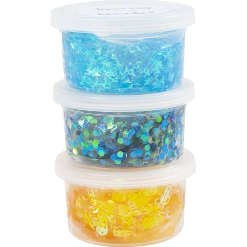 Creativ Company CC Paillette Argile Bleu/Vert Harmonie 3x60 gr