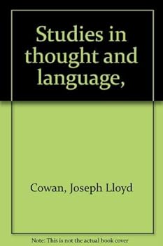 Hardcover Studies in Thought and Language Book