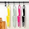 BYkooc 8 pieces Paring Knives (4PCS Peeling Knives and 4PCS Knife Sheath), Ultra Sharp Vegetable and Fruit Knife,German Steel Small Kitchen Knife with PP Plastic Ergonomic Handle #4