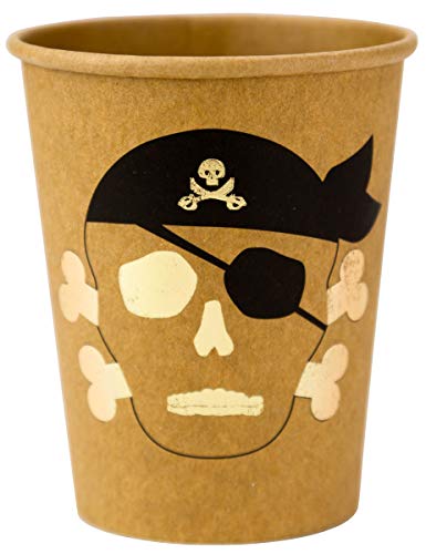 ARTYFETES 8 GOBELETS Pirate Kraft