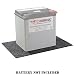 Acid Neutralizing Mat 12" x 8" - Black