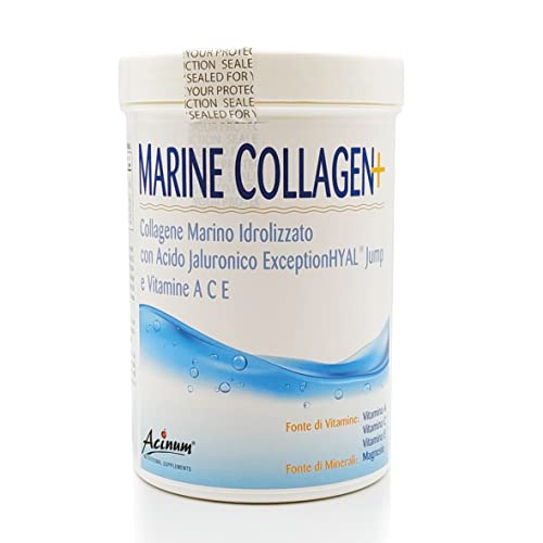 Acinum Marine collagen + con Acido Jaluronico per Contribuire alla Formazione Di Collagene