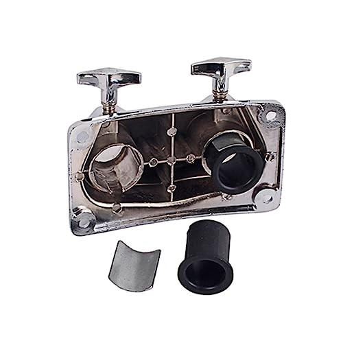 Abrazadera para soporte de tom, accesorio para batería, metal plateado, modelo K45101K07OX, marca BIUDECO miniatura 3