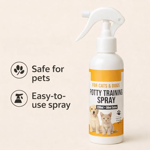 Image of IRIS Premium Potty Training Spray for Puppy and Dog Toilet Learning Aid with Pee Poop Attractant Formula Indoor Outdoor Use for Fast Housebreaking Support Safe Pet Training Solution (PACK OF 1)