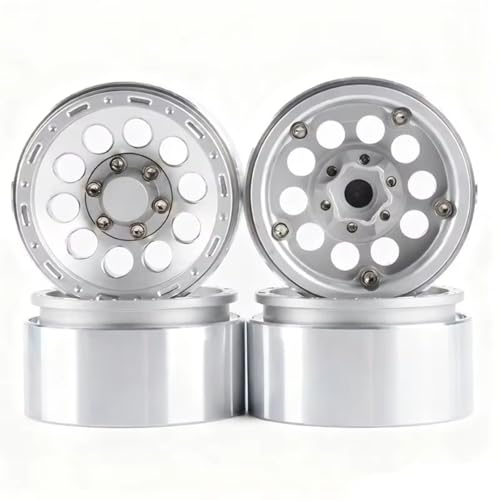 Moyeu de jante RC 1.9 en alliage CNC pour mise à niveau Redcat et Wraith 1/10