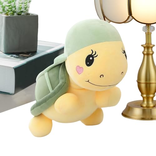 Tortuga de peluche | Cojín de peluche de tortuga marina | Muñeca Aliviar el Estrés Compañero Para Decoración Verano Casa Casa Coche Niños