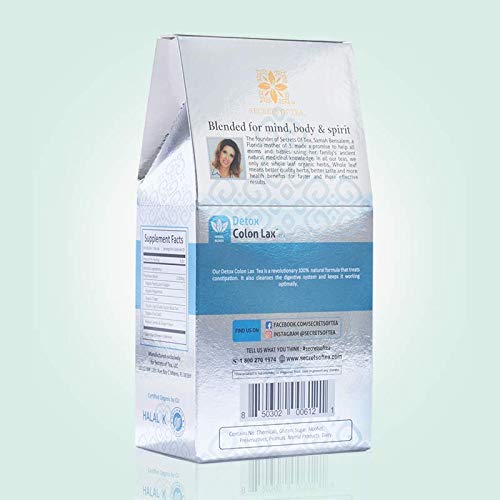 Secrets Of Tea Colon Cleanse Tea Usda Organic Detox Tea Helps Relief Bloating - 20 Count(1 Pack) #TOP4