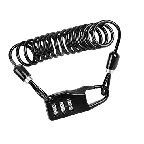 Milisten 1Pc Bike Security Cable Lock Portable Combination Lock for Mountain Bikes Theft Code Lock with High Strength Material Compact Design for