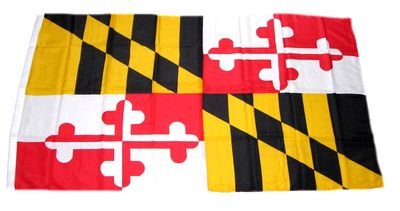Preisvergleich Produktbild Flagge Fahne USA - Maryland 90 x 150 cm FLAGGENMAE®