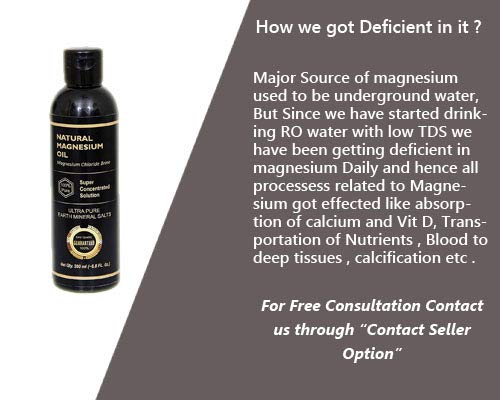 Image of Anantya Natural Magnesium Oil 200ml | Topical Magnesium Oil for Pain Relief & Muscle Recovery, feet, Sleep Support