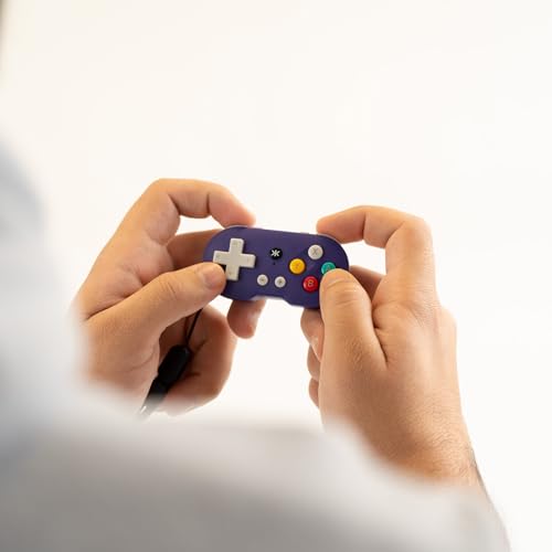 Image of CRKD ATOM - Collectible Keychain Controller for Nintendo Switch, PC, Mac, Mobile and Smart TV (Retro Purple)