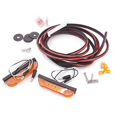 Bushwacker 2-Wire LED Marker Light Kit for Flat Style Fender Flares | PK1-LT1-0001 | 1999 - 2024 Universal