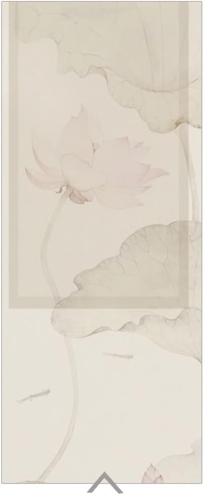 Window Clings Glass Sticker Lotus Decoration Frosted Window Film Bathroom Anti-peep Anti-Light Bathroom Glass Door Window Film Privacy Window Film(D,90 * 180 cm)