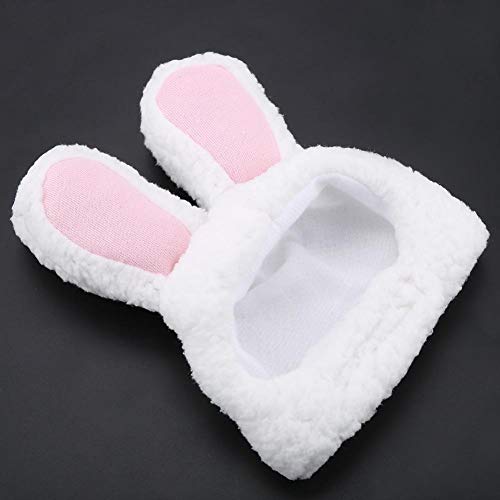 Chapéu de orelhas de coelhinho profissional de fantasia para gatos e cães