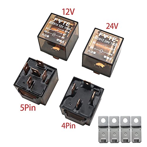Relé automotriz de conmutación 24V 100A 5 pines para dispositivo de control eléctrico coche 2