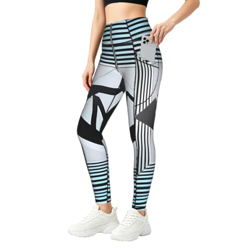 Leggings reflectantes de patrón cuadrado: comodidad desde el gimnasio a tu día a día