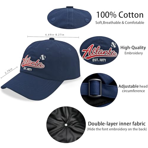 Image of Cap Hat Classic Vintage Embroidered Hat Cap for Men Women Teenager Cap Adjustable