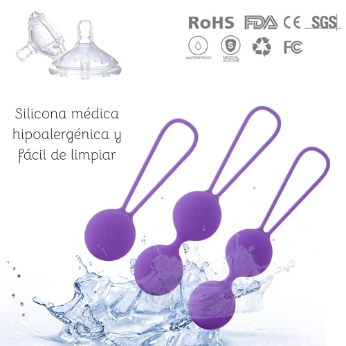 Bolas chinas de silicona premium texturizada con juego de pesos progresivos 2