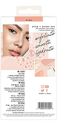 REAL TECHNIQUES Prep and Prime - Brocha para maquillaje facial, colores surtidos - Imagen 3
