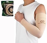 NURCOM® Medical Compression Arm Sleeve for Men Women, 2 Pack, No Silicone, Soft-In 20-30mmHg Full Ar