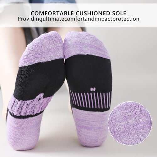 No Show Socks Womens Low Cut Causual Socks Cushioned Athletic Running Sock3