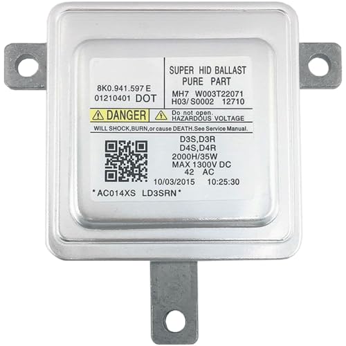 Pulchra Xenon HID Headlight Lamp Ballast Control Unit Module for Au-di A3 A4 A5 A7 A8 Q3 Q5 Q7 Replacement 8K0941597E 8k0.941.597.e W003T22071