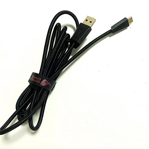 Image of LZYDD 1.8m USB Type-C Charging Cable for ASUS ROG Gladius III, Keris, Chakram, Strix Scope, Pugio II, Falchion Wireless, 65% Keyboard
