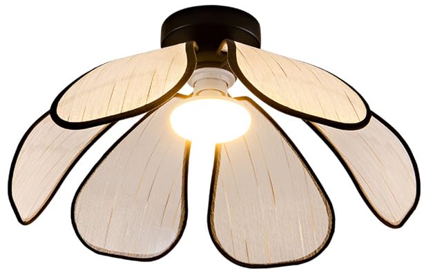 Suspension noire à fleurs plafonnier vintage bohème pour éclairage floral cuisine